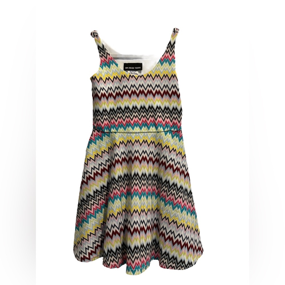 Chevron Print Dress